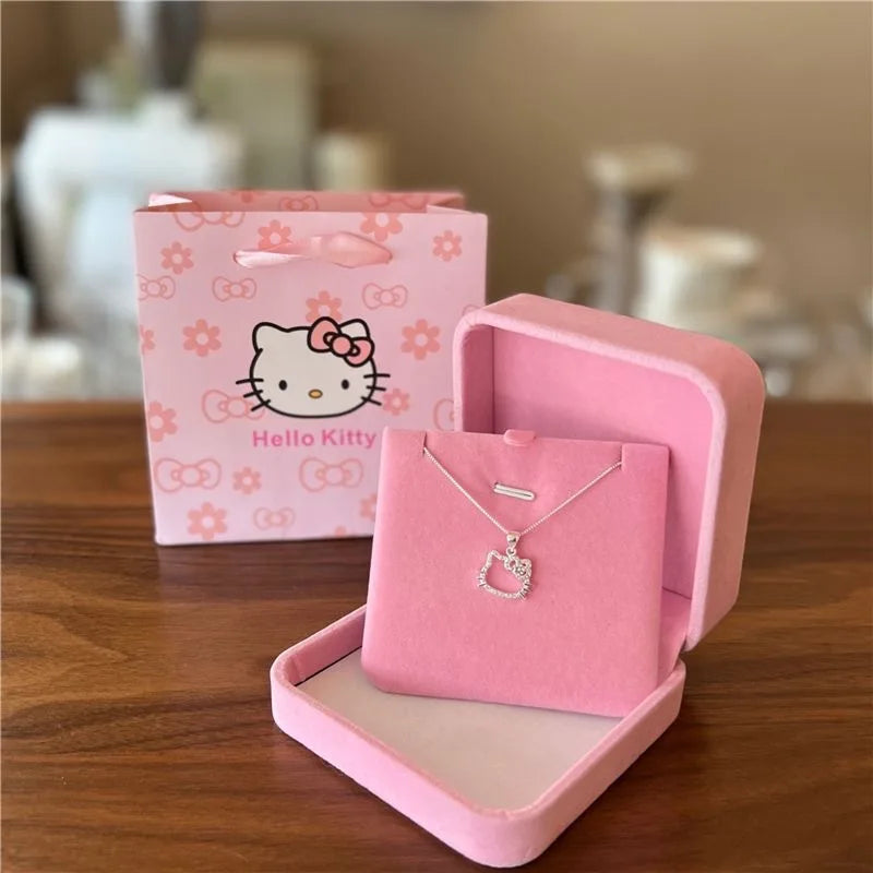 Hello Kitty Necklace for Girls Fashion Jewelry Accessories